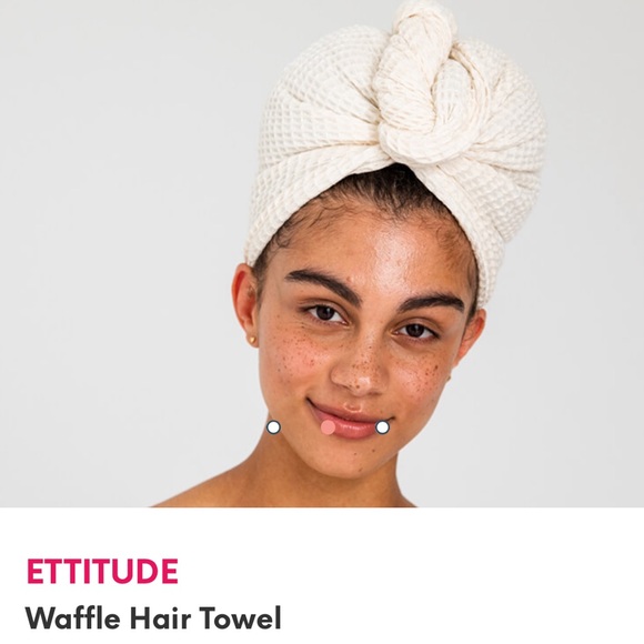Ettitude Other - ETTITUDE
Waffle Hair Towel with Nylon Travel Bag